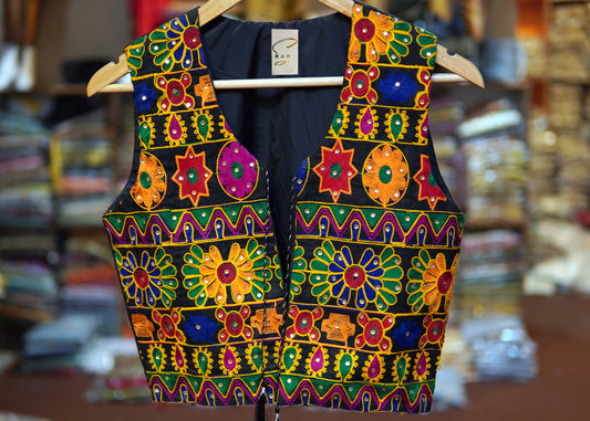 Cotton Embroidered Jacket – Boho Chic & Everyday Comfort