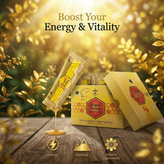 Royal Power Honey - Natural Honey Enhancer for Men with Ginseng, Maca and Ginger - Energy, Vitality and Performance