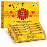 Royal Power Honey - Natural Honey Enhancer for Men with Ginseng, Maca and Ginger - Energy, Vitality and Performance