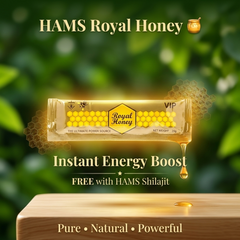 HAMS™ Καθαρή Ρητίνη Shilajit Ιμαλαΐων 30g – Περιλαμβάνει 2 ΔΩΡΕΑΝ φακελάκια Βασιλικού Μελιού VIP