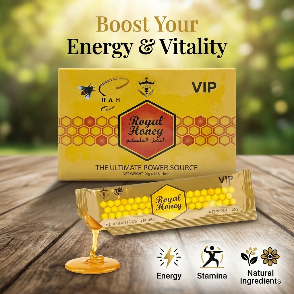 VIP Royal Honey – Premium Honey Blend with Ginseng, Maca & Ginger