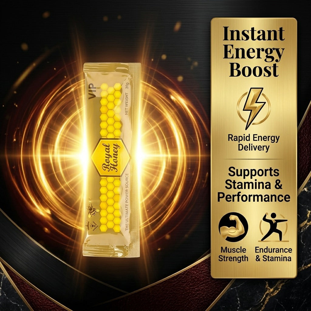 VIP Royal Honey – Premium Honey Blend with Ginseng, Maca & Ginger