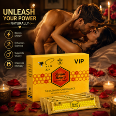 Royal Power Honey - Natural Honey Enhancer for Men with Ginseng, Maca and Ginger - Energy, Vitality and Performance
